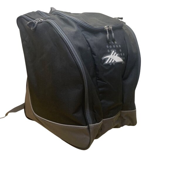 High Sierra Unisex Black Polyester Multi-Zipper Ski Snowboard Boot Bag Backpack - Picture 4 of 10